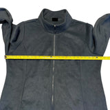 Pit to pit of dark gray jacket