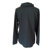 Back of green pullover