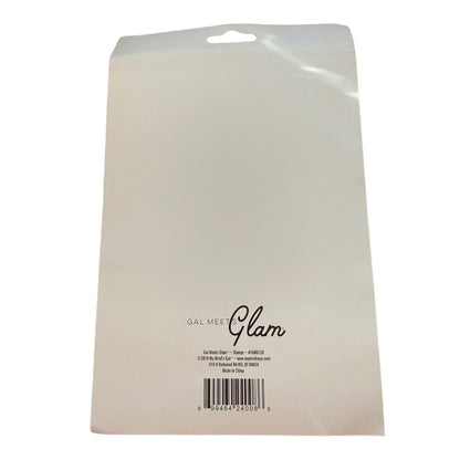 My Minds Eye Gal Meets Glam GMG120 Set Slap Cling Rubber Stamps