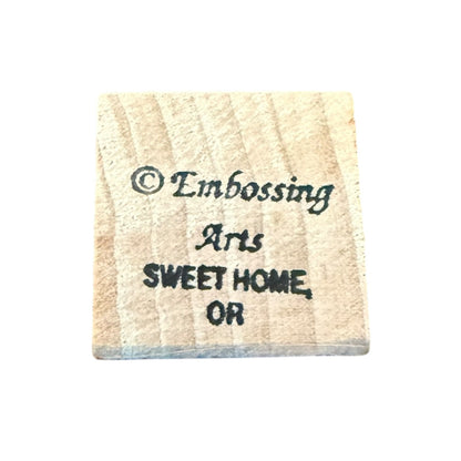 Embossing Arts I Love You Rubber Stamp