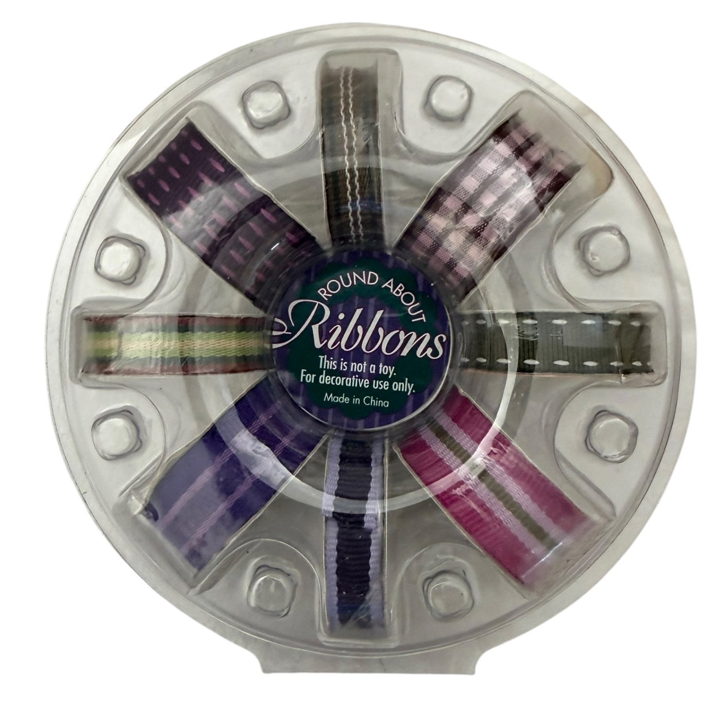 Portafolia Round About Ribbons Set Of 8 Ribbon Wheels