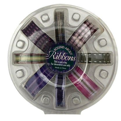 Portafolia Round About Ribbons Set Of 8 Ribbon Wheels