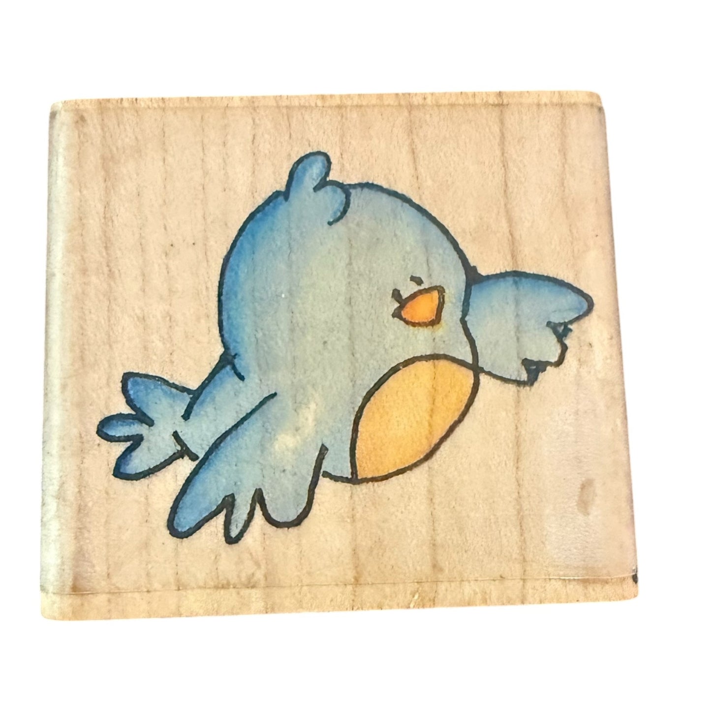 Whipper Snapper Designs Bluebird Bird Romeo JY852 Rubber Stamp
