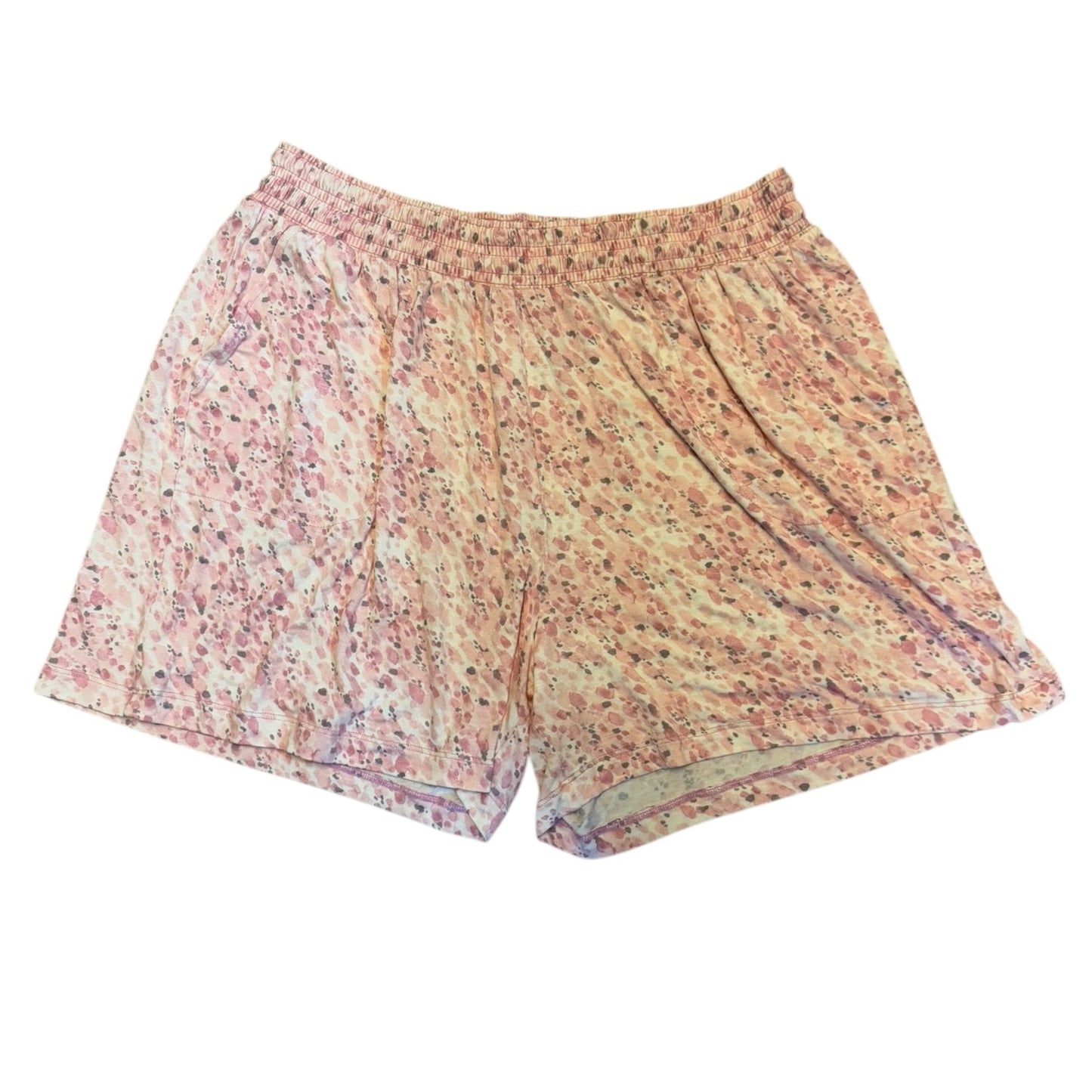 J+B 1 Pair Floral Pajama Sleep Lounge Shorts Medium NWOT