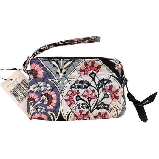 Vera Bradley RFID Ornate Blooms Zip Top ID Case Wristlet