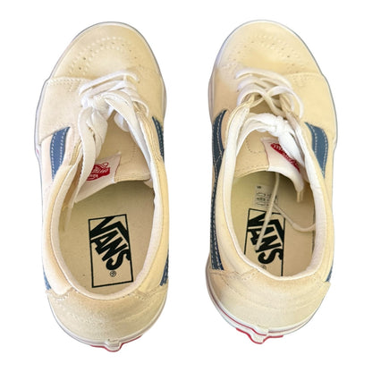 Vans Off White/Cream Suede Textile Unisex Sneakers 5M 6.5W NWOB