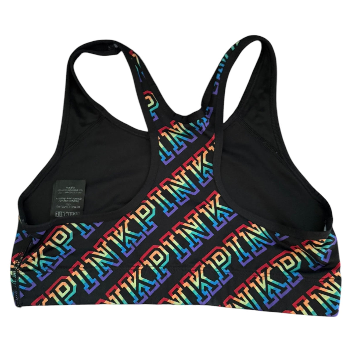 Victoria’s Secret Pink Ultimate Rainbow Sports Bra Size Small