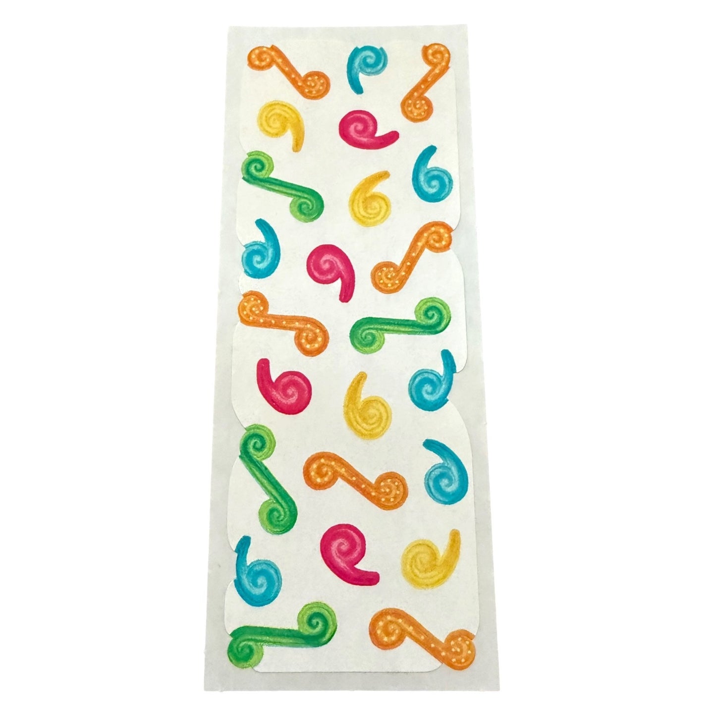Creative Memories Multicolor Swirls Scrapbooking Stickers