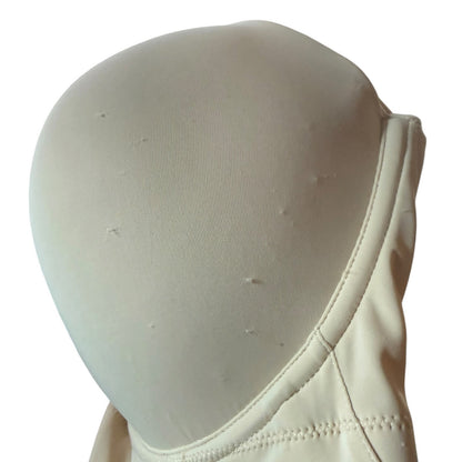 HSIA Beige Molded Cup Bustier Stretch Underwire Bra Size 36I