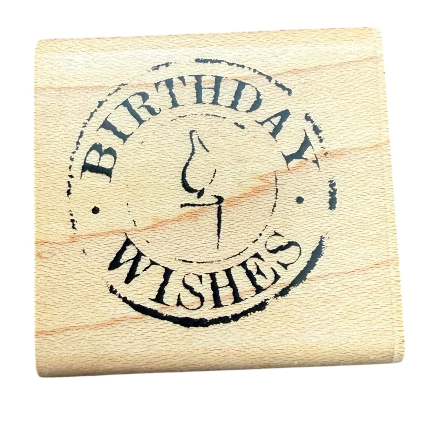 Inkadinkado Birthday Wishes 93188 K Rubber Stamp