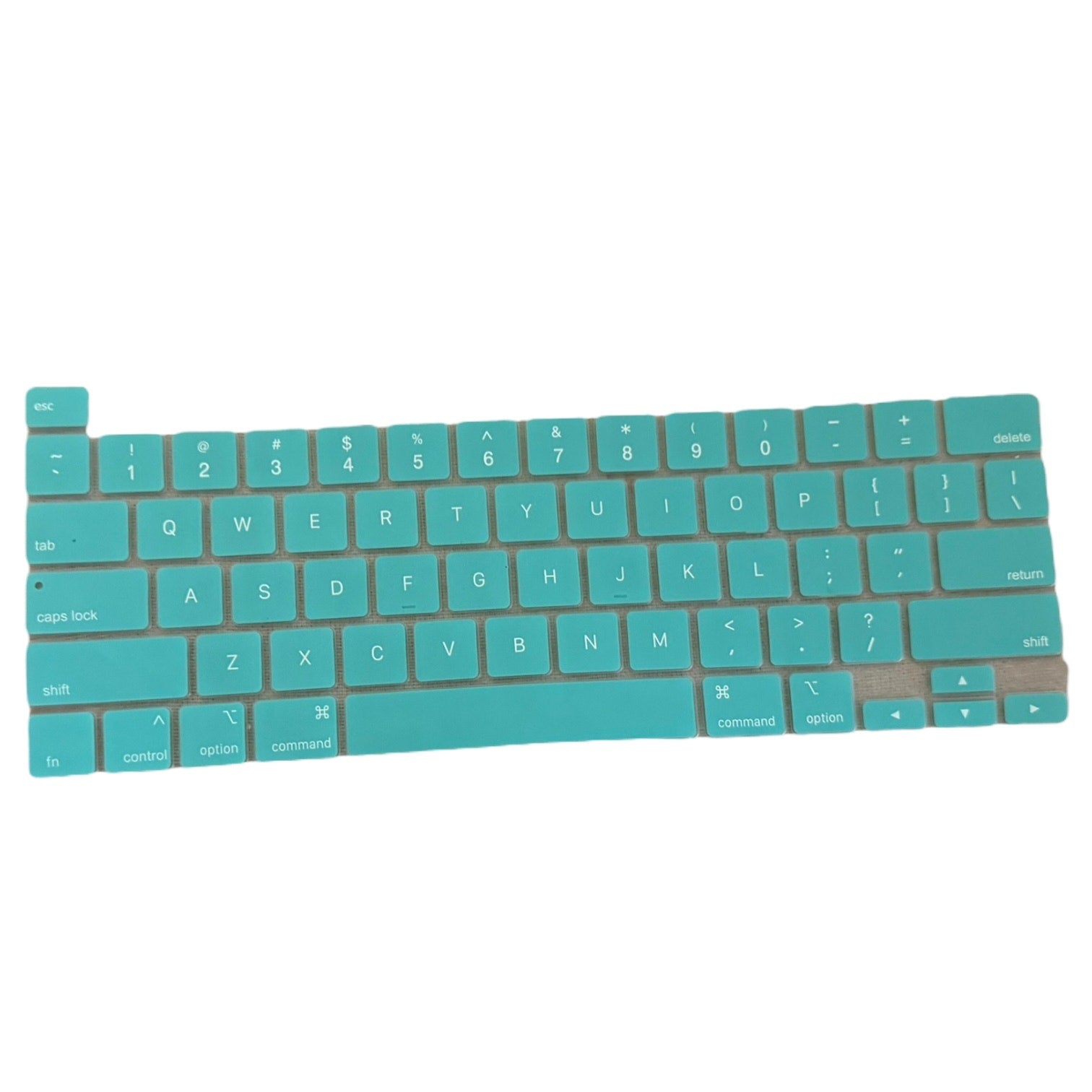 A keyboard skin shown from a top-down angle on a plain white background.