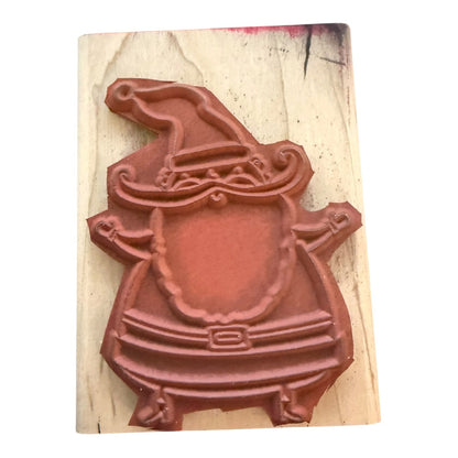 Stampin' Up 2006 Santa Claus Christmas Holiday Crafting Rubber Stamp