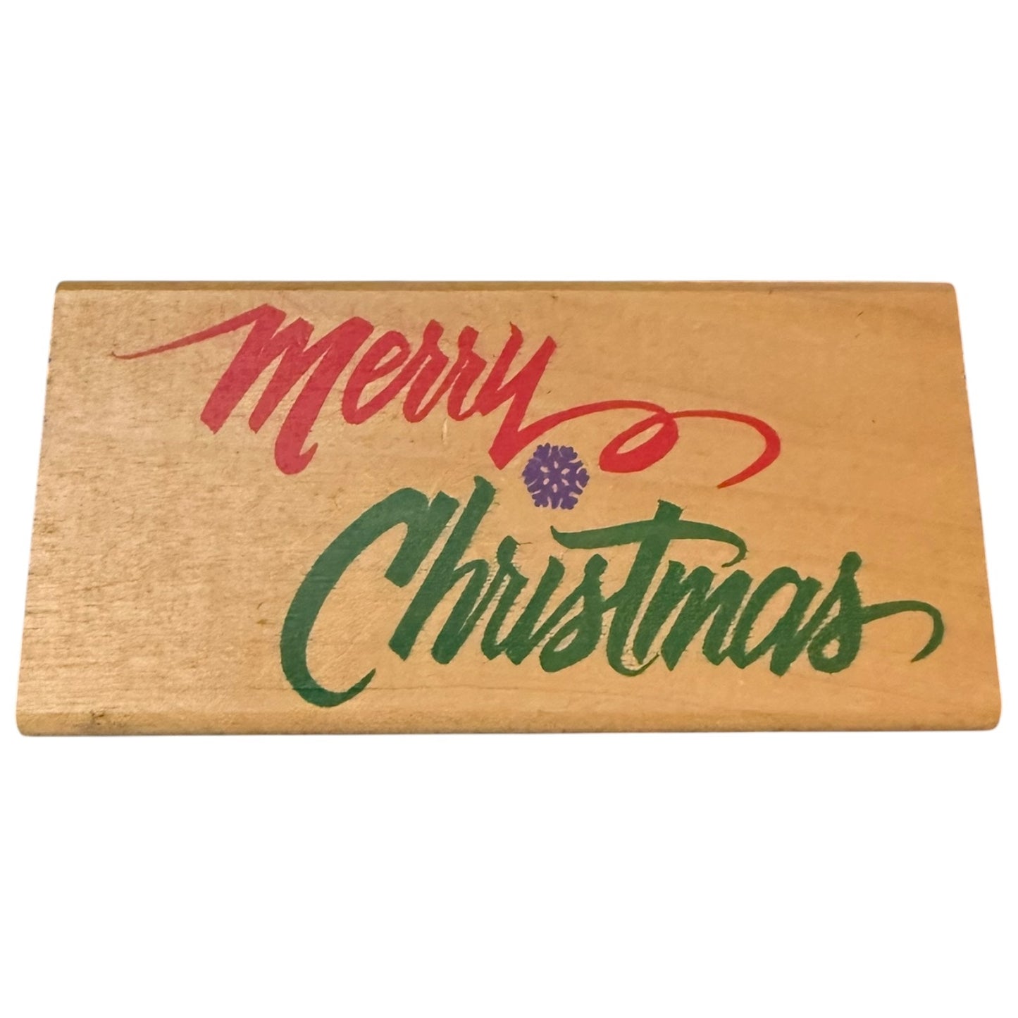 Rubber Stampede Posh Impressions Merry Christmas Z731F Rubber Stamp