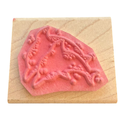 Jrl Design Rare Vintage H154 Dolphin Duo Ocean Marine Dolphins Rubber Stamp