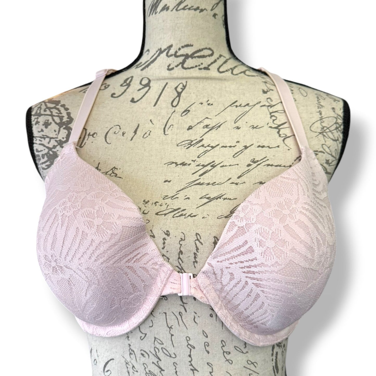 Victoria's Secret Pink Lightly Lined Lace Bra 36C