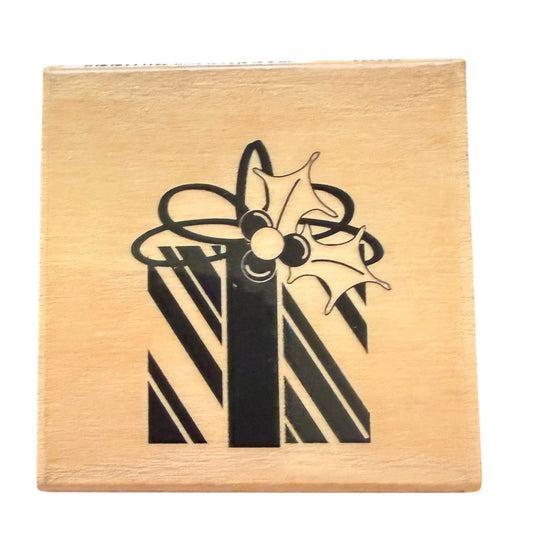Craft Smart Christmas Present Rubber Stamp 115464