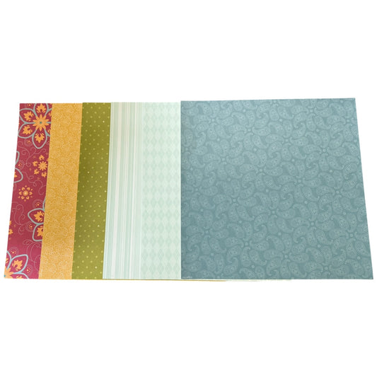 Stampin Up 12x12 Assorted 12 Sheets Designer Paper Set 3