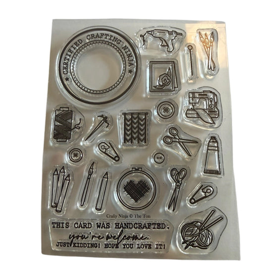 Certified Crafting Ninja Crafts Unbranded 23 Unbranded Slap Cling Rubber Stamps