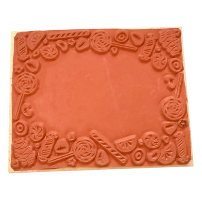 All Night Media Large Candy Frame 631K Crafting Card Making Rubber Stamp