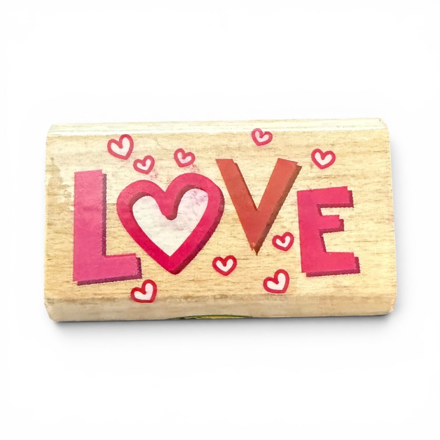 It's So Me! Love With Hearts Rubber Stamp