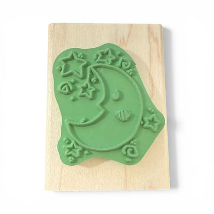 Image Tree Friends Good Night Moon IT09B Rubber Stamp