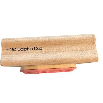 Jrl Design Rare Vintage H154 Dolphin Duo Ocean Marine Dolphins Rubber Stamp