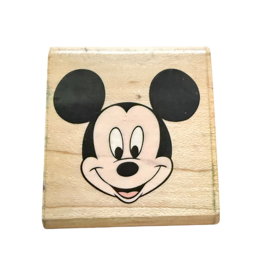 Disney Rubber Stampede Mickey Mouse Mickey's Portrait 375C Rubber Stamp