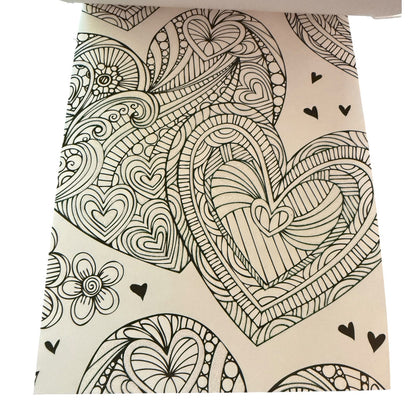 Spectrum Noir Colorista In Full Bloom Colourable Glitter Coloring Marker Pad