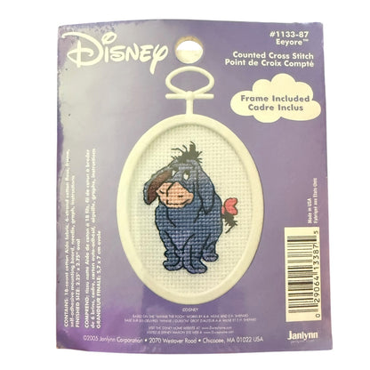 Disney Janlynn Eeyore Pooh & Friends 2005 Cross Stitch 1133-87