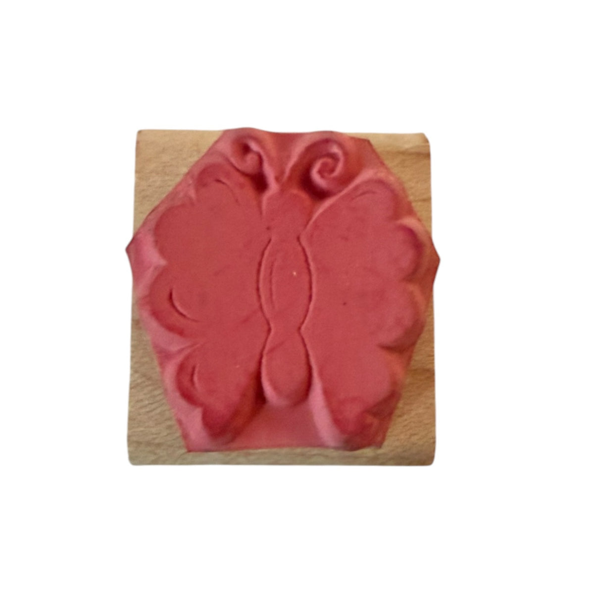 CTMH Small Butterfly Crafting Card Making Rubber Stamp