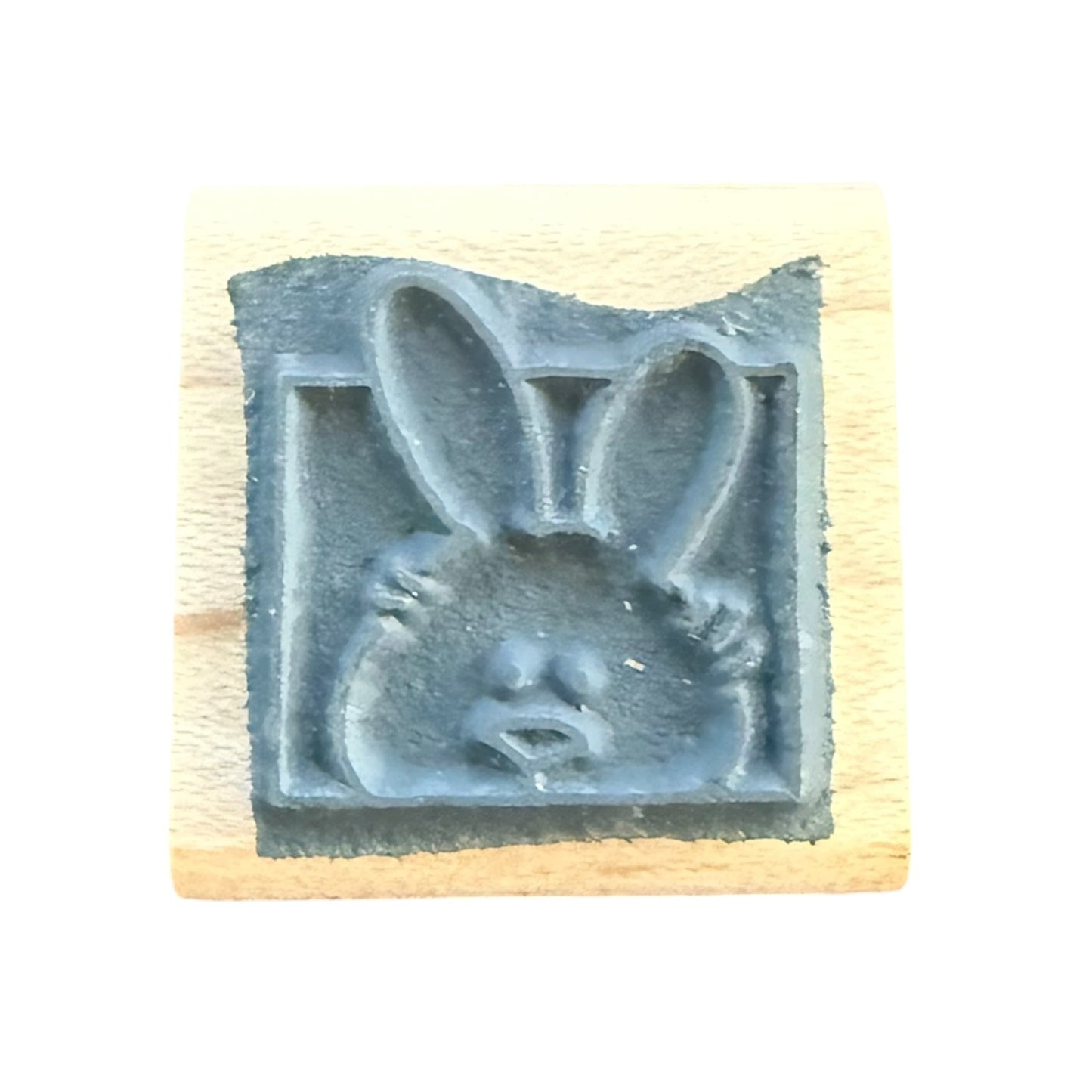 Stampendous! Peeking Bunny Rabbit Crafting A204 Rubber Stamp