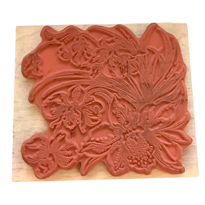 Penny Black Enchanting Orchid Flowers 607K Crafting Card Making Rubber Stamp