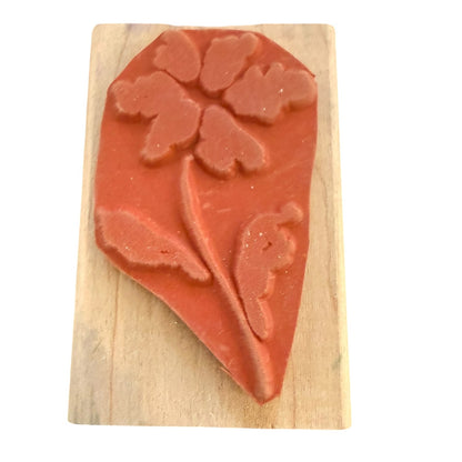 Stampin' Up! 2005 Watercolor Painted Flower Floral Card Making Rubber Stamp