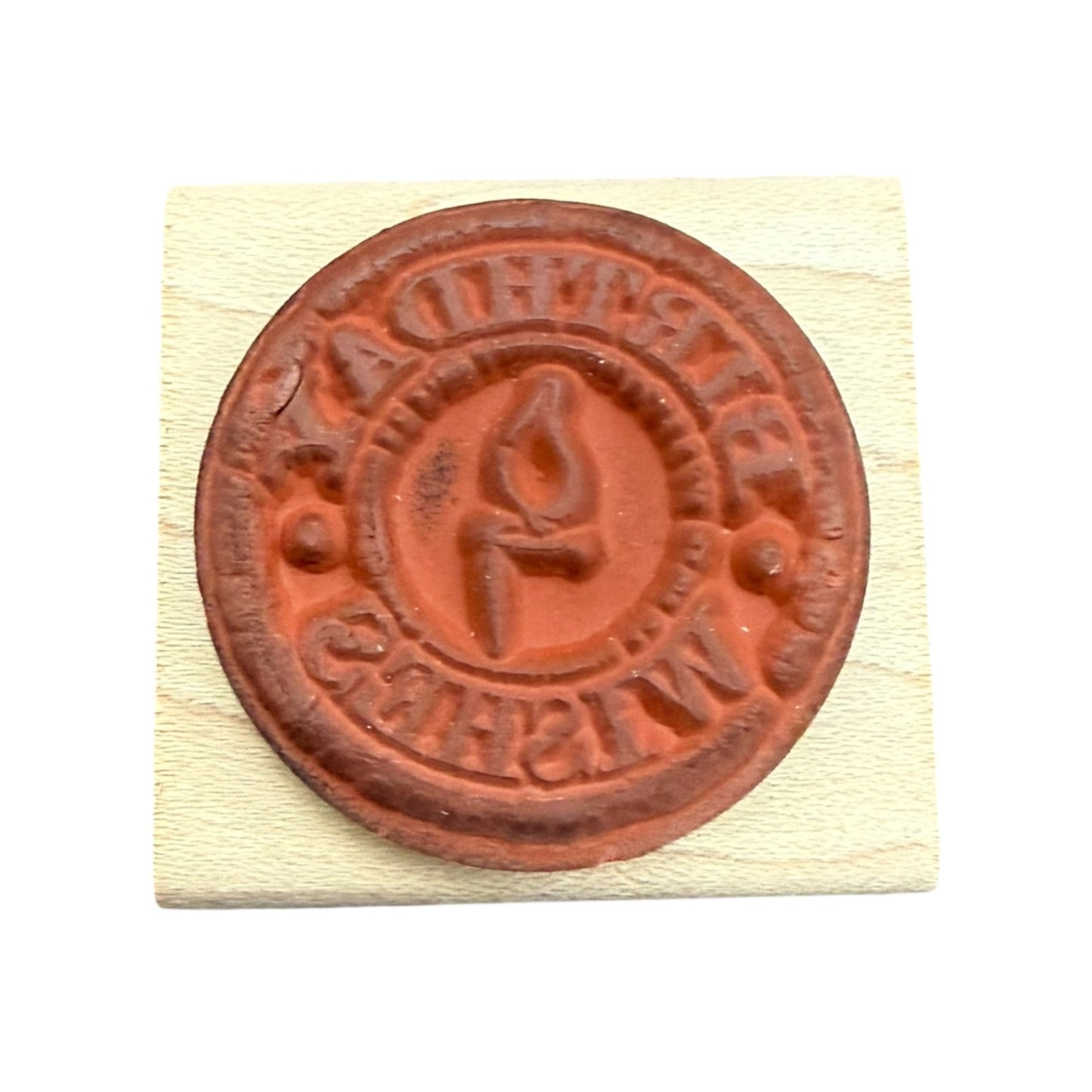 Inkadinkado Birthday Wishes 93188 K Rubber Stamp