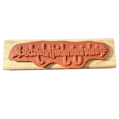I'm Bringing Birthdays Back Unbranded Rubber Stamp EUC
