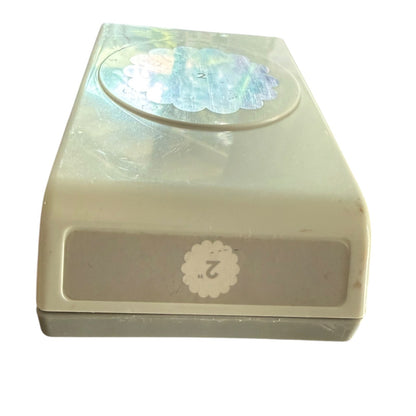 EK 2" Large Paper Punch Scalloped Circle Flower Crafting Card Making