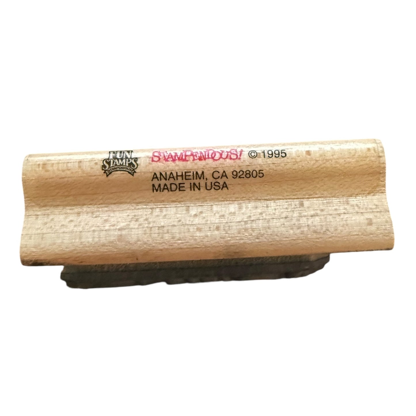 Stampendous Vintage 1995 Believe In Your Dreams H072 Rubber Stamp