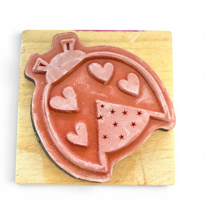 It's So Me Ladybug With Hearts Rubber Stamp