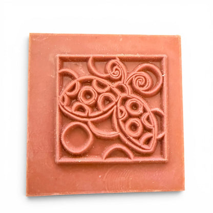 Whimsical Ladybug Unbranded Wooden Rubber Stamp