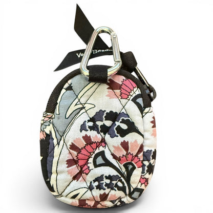 Vera Bradley Orante Blooms Earbud Bag Charm Pouch EUC