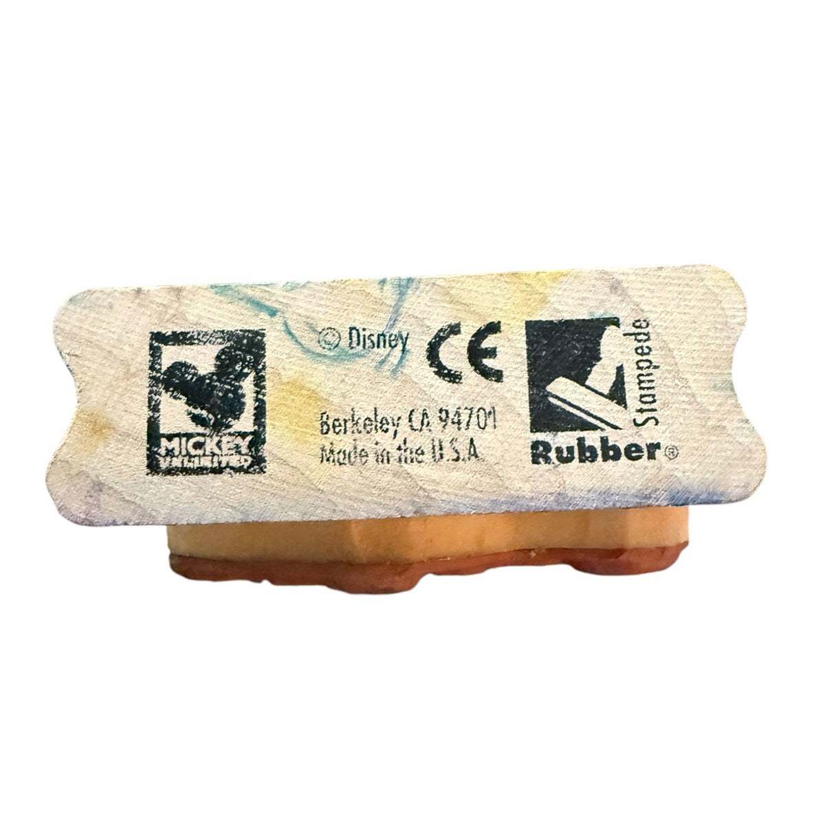 Disney Rubber Stampede Christmas Mickey Mouse Santa Crafting Rubber Stamp