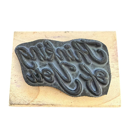 Art Impressions Vintage 1996 Thinking Of You E-921 Rubber Stamp