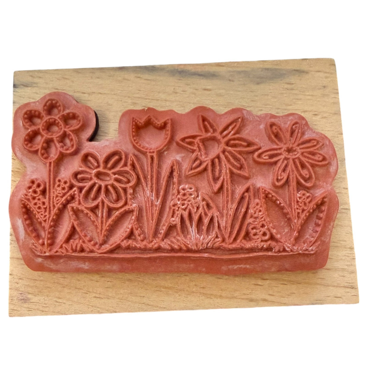 StampCraft Flower Garden Floral 440H100 Rubber Stamp