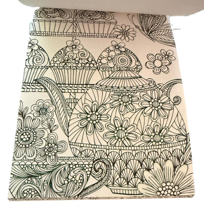 Spectrum Noir Colorista In Full Bloom Colourable Glitter Coloring Marker Pad