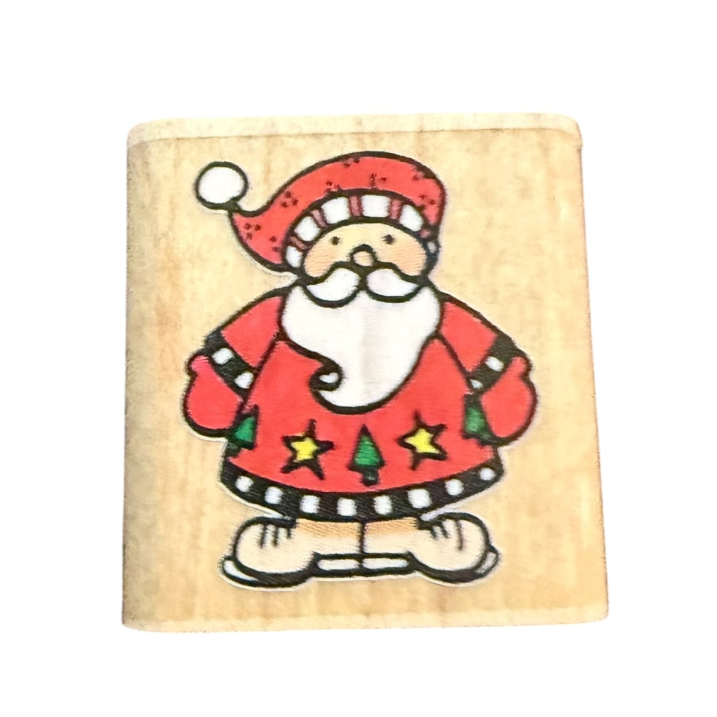 Penny Black Santa Standing Christmas 837A Mini Rubber Stamp