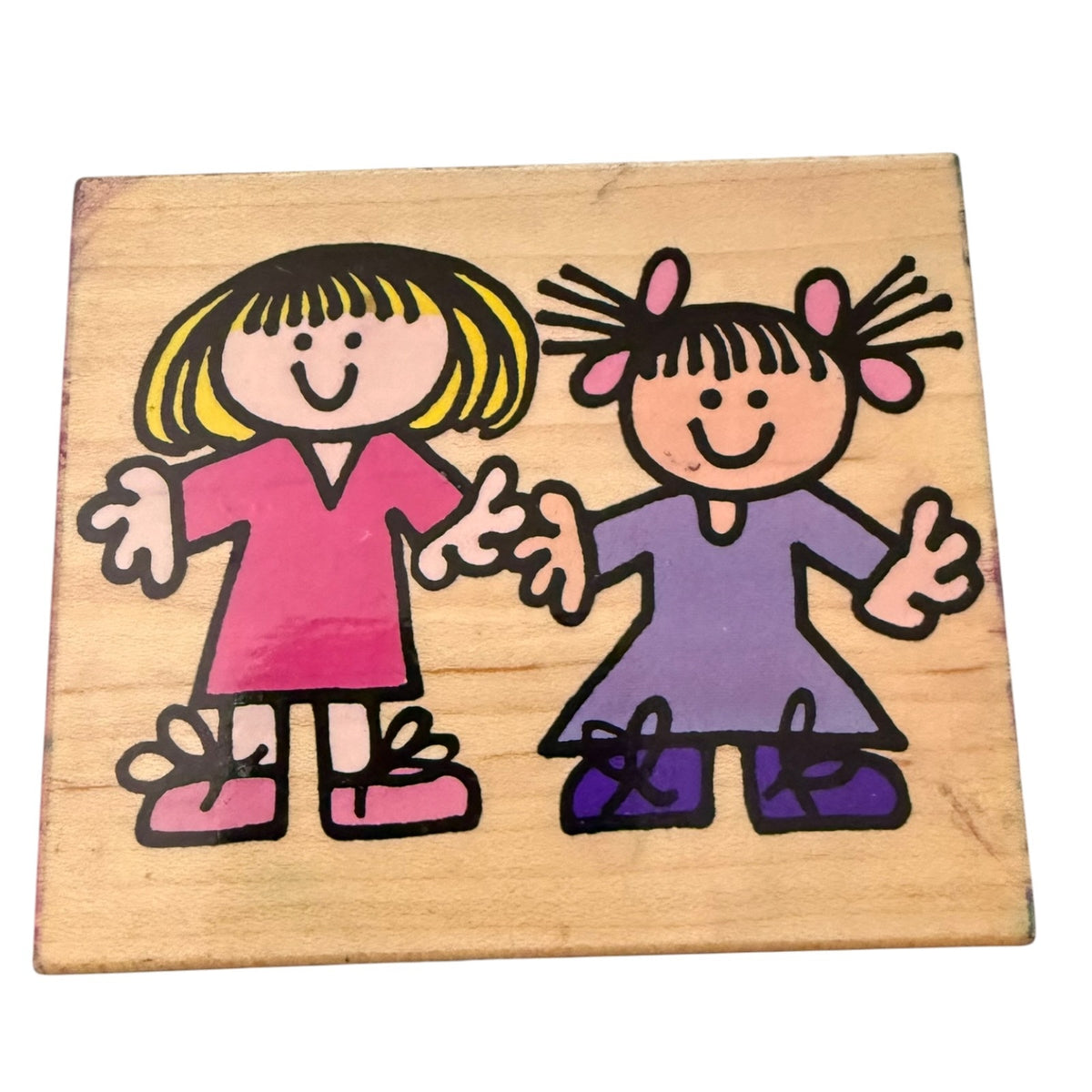 Hero Arts K1719 Hero Kids Best Friends Rubber Stamp