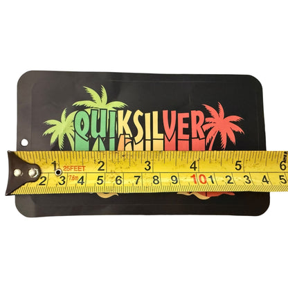 Quiksilver Green Yellow Red Reggae Palm Tree Surfboard Surfing Sticker