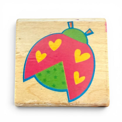 It's So Me Ladybug With Hearts Rubber Stamp
