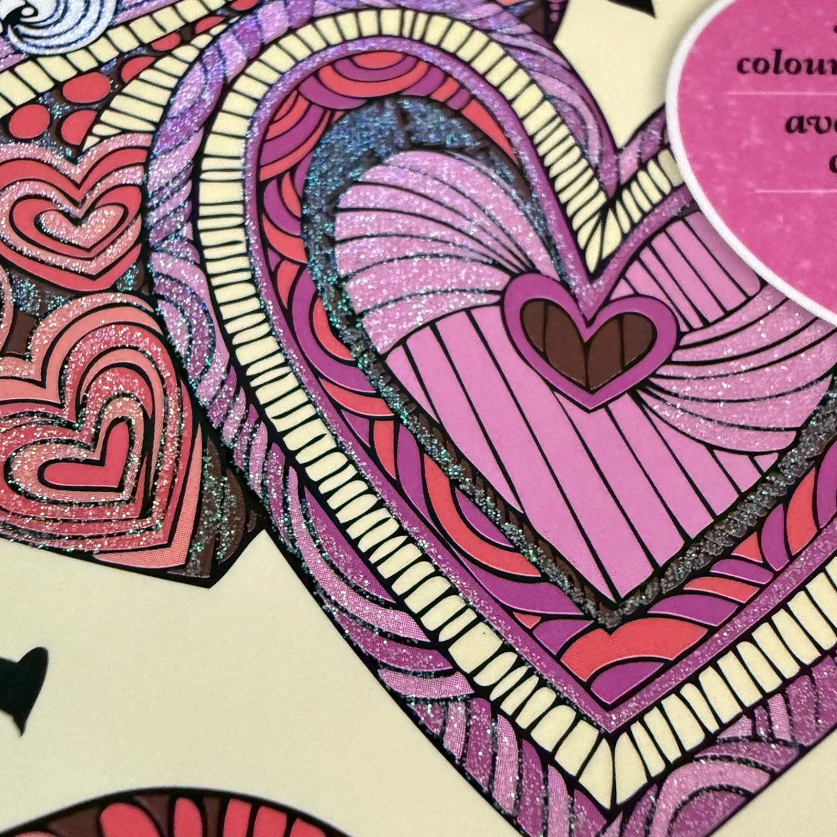 Spectrum Noir Colorista In Full Bloom Colourable Glitter Coloring Marker Pad