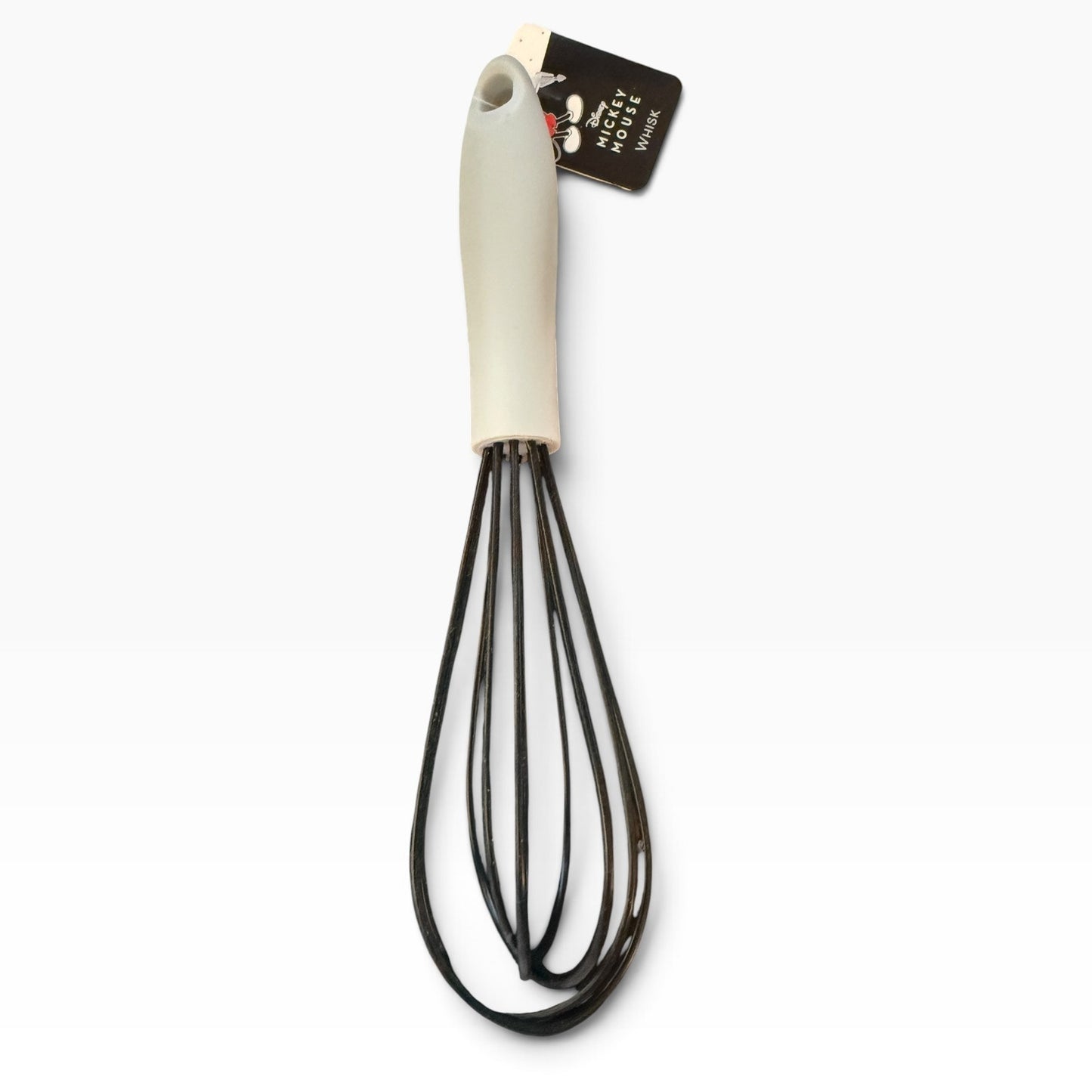 Disney Mickey & Minnie Mouse Gray Black Baking Cooking Small Whisk